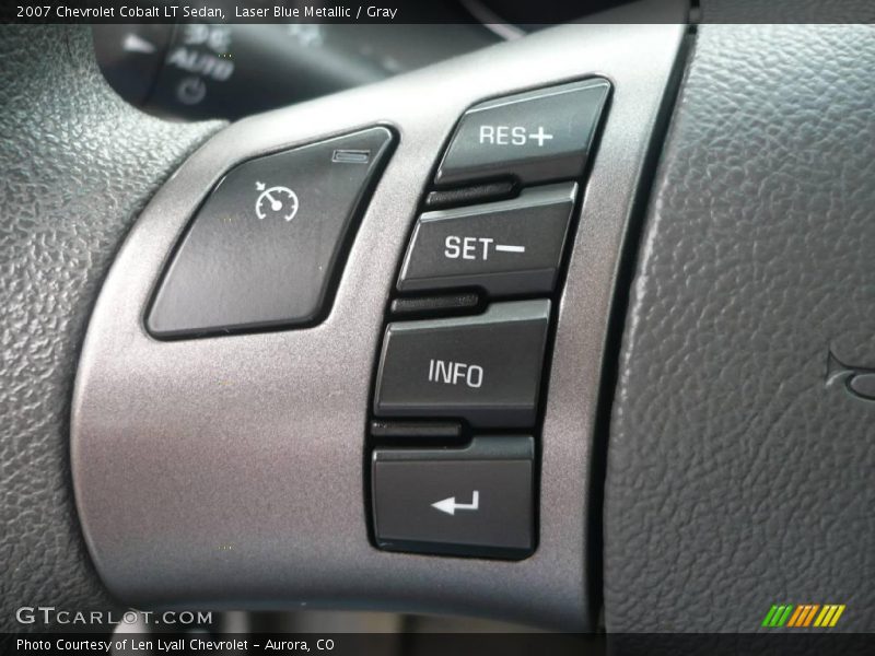 Laser Blue Metallic / Gray 2007 Chevrolet Cobalt LT Sedan