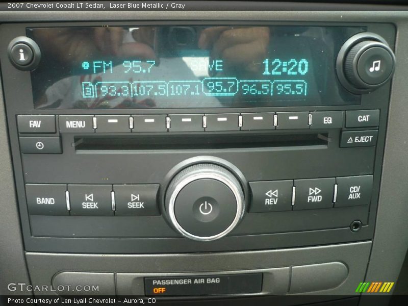 Laser Blue Metallic / Gray 2007 Chevrolet Cobalt LT Sedan