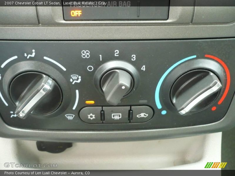 Laser Blue Metallic / Gray 2007 Chevrolet Cobalt LT Sedan