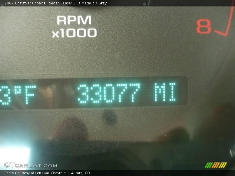 Laser Blue Metallic / Gray 2007 Chevrolet Cobalt LT Sedan
