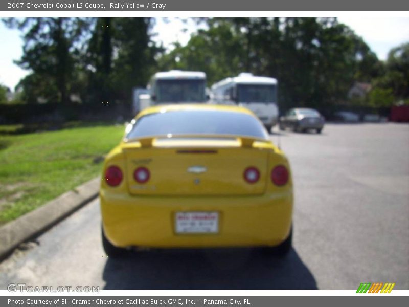Rally Yellow / Gray 2007 Chevrolet Cobalt LS Coupe
