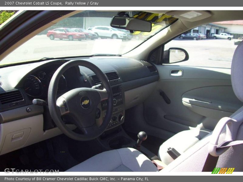 Rally Yellow / Gray 2007 Chevrolet Cobalt LS Coupe