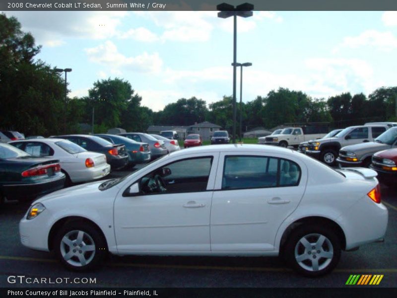 Summit White / Gray 2008 Chevrolet Cobalt LT Sedan