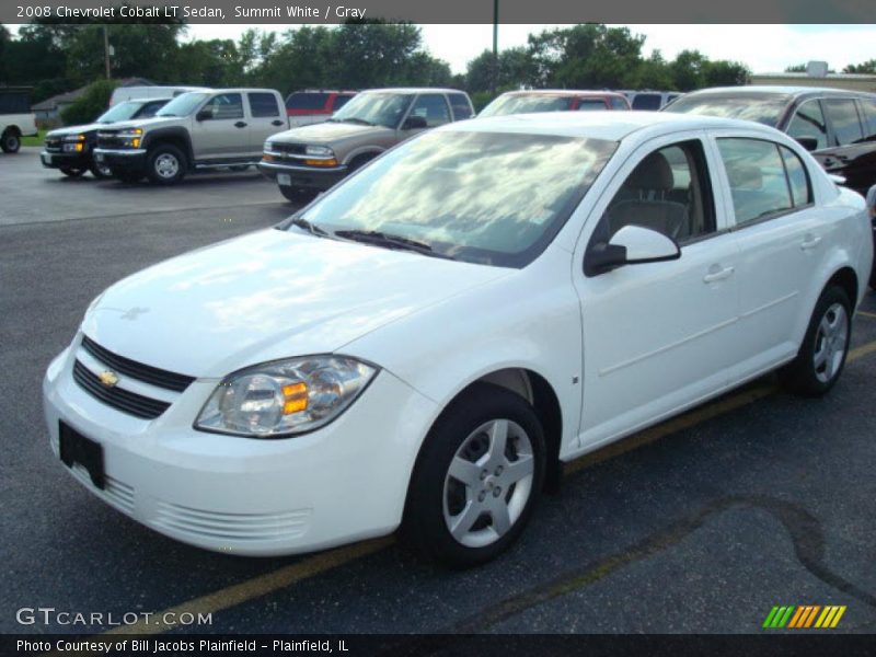 Summit White / Gray 2008 Chevrolet Cobalt LT Sedan