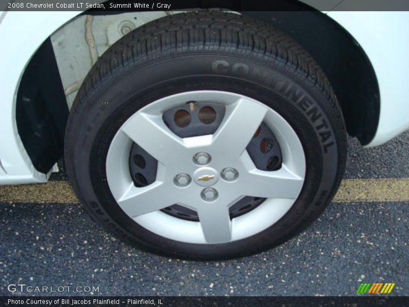 Summit White / Gray 2008 Chevrolet Cobalt LT Sedan