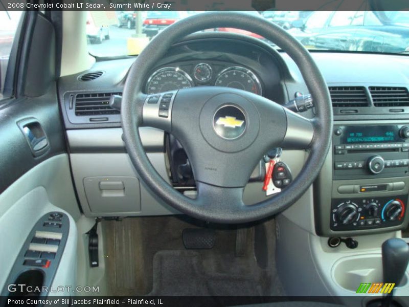 Summit White / Gray 2008 Chevrolet Cobalt LT Sedan