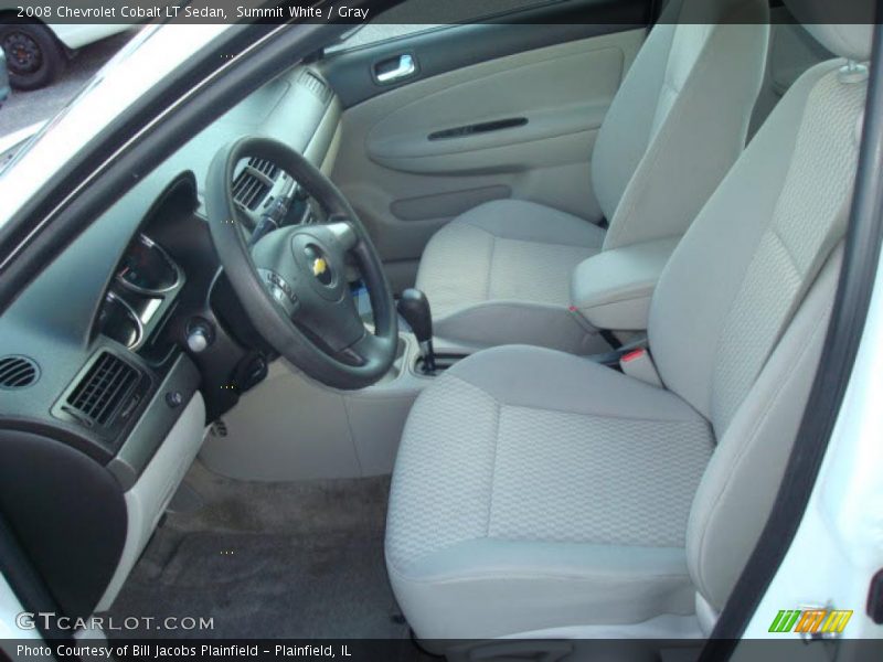 Summit White / Gray 2008 Chevrolet Cobalt LT Sedan