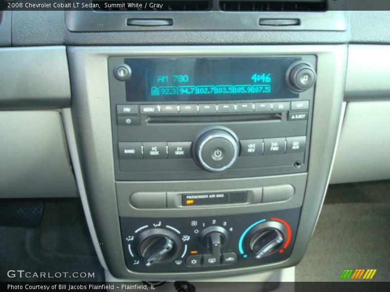 Summit White / Gray 2008 Chevrolet Cobalt LT Sedan