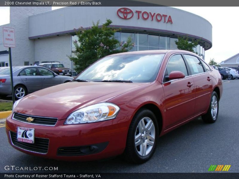 Precision Red / Ebony Black 2008 Chevrolet Impala LT