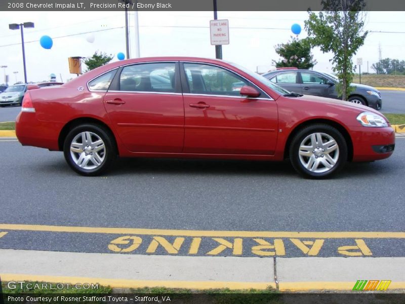 Precision Red / Ebony Black 2008 Chevrolet Impala LT