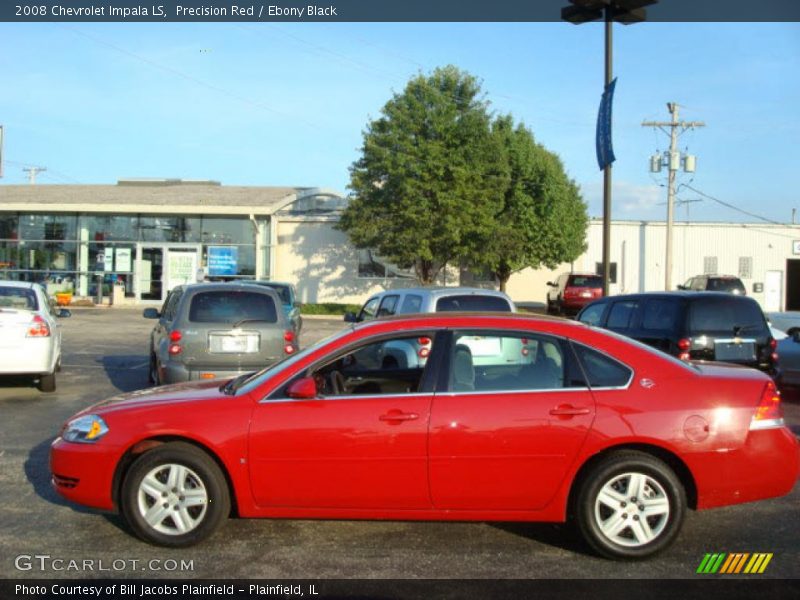 Precision Red / Ebony Black 2008 Chevrolet Impala LS