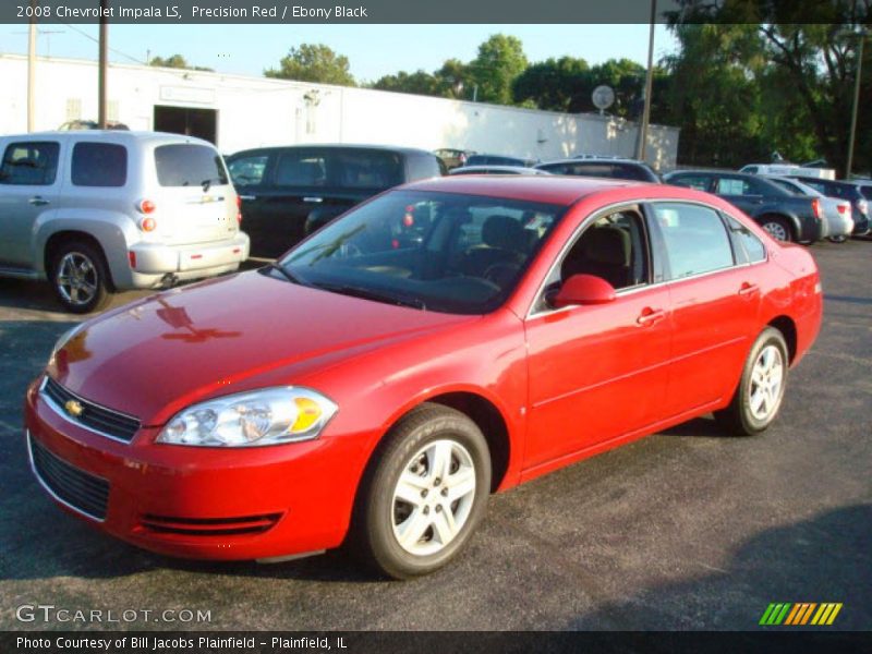 Precision Red / Ebony Black 2008 Chevrolet Impala LS