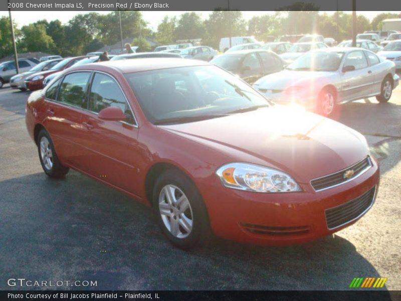 Precision Red / Ebony Black 2008 Chevrolet Impala LS