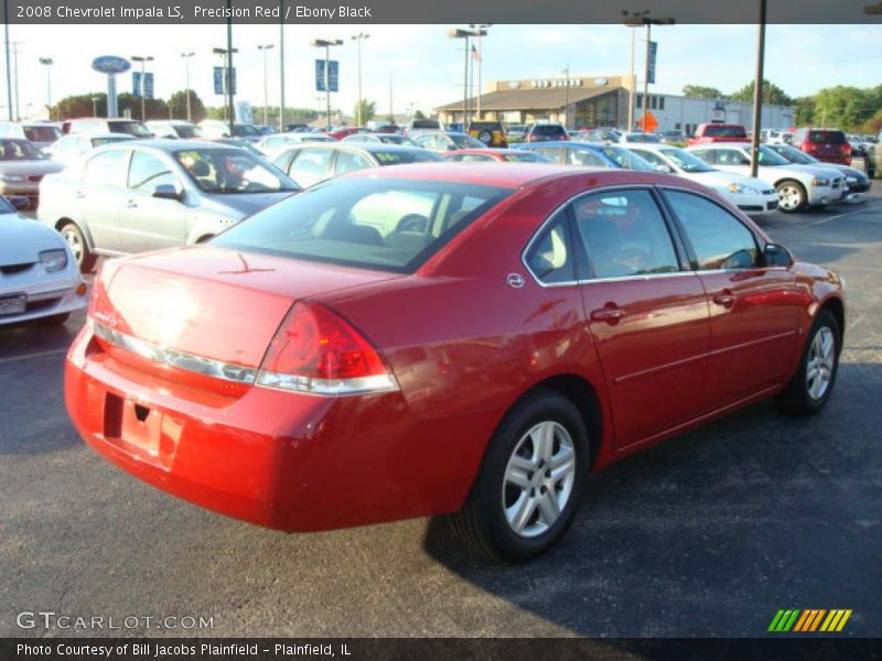 Precision Red / Ebony Black 2008 Chevrolet Impala LS