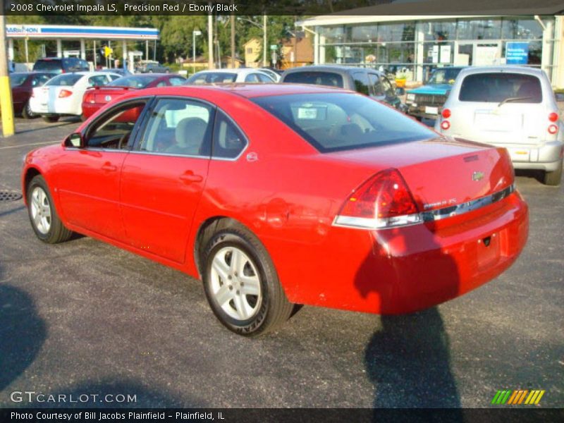 Precision Red / Ebony Black 2008 Chevrolet Impala LS