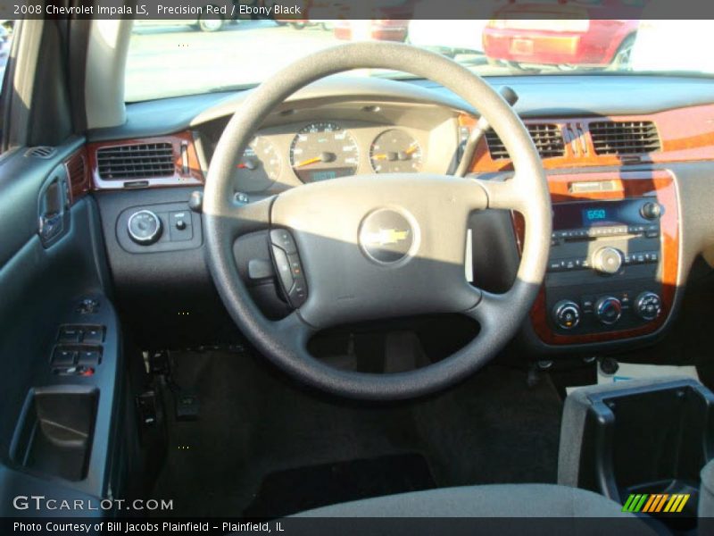 Precision Red / Ebony Black 2008 Chevrolet Impala LS