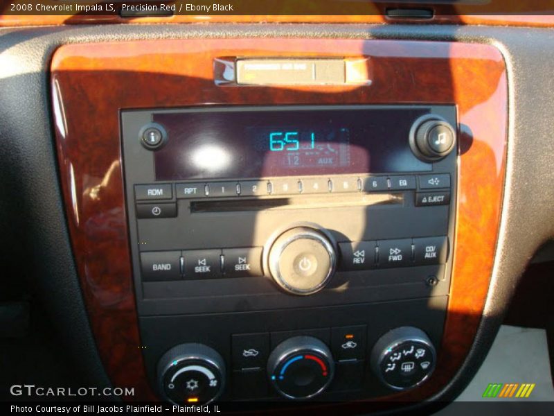 Precision Red / Ebony Black 2008 Chevrolet Impala LS