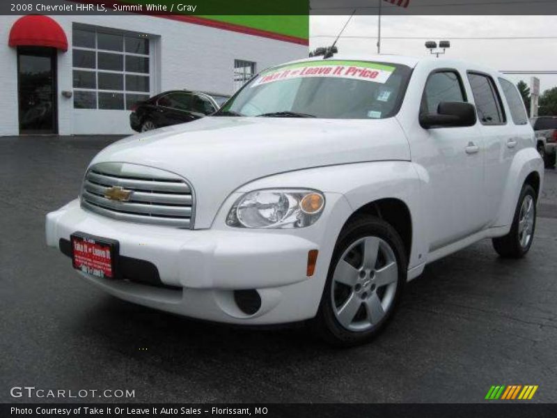 Summit White / Gray 2008 Chevrolet HHR LS