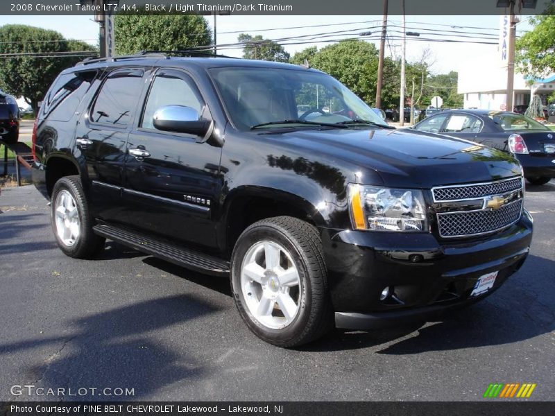 Black / Light Titanium/Dark Titanium 2008 Chevrolet Tahoe LTZ 4x4