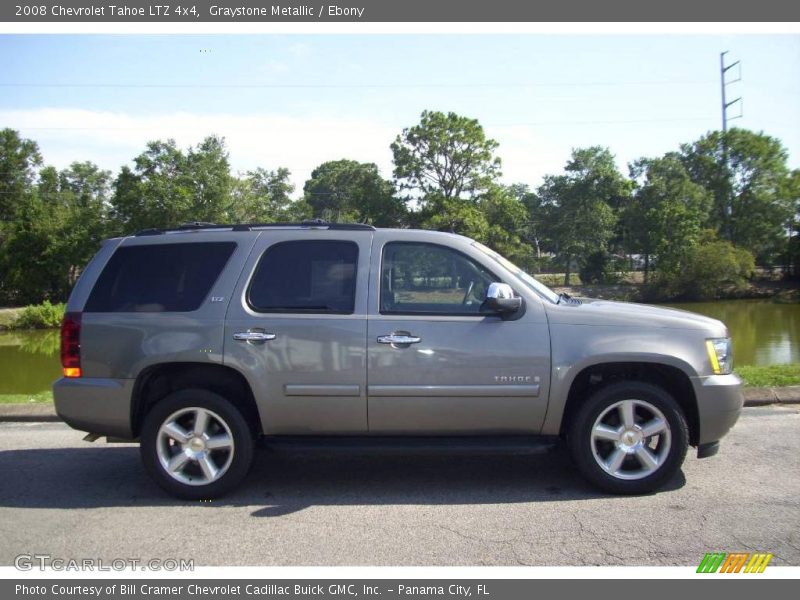 Graystone Metallic / Ebony 2008 Chevrolet Tahoe LTZ 4x4