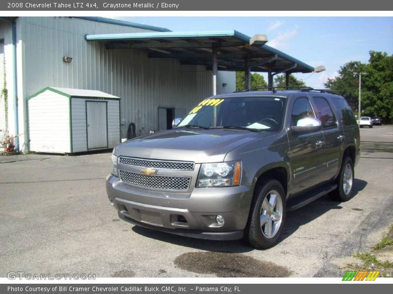 Graystone Metallic / Ebony 2008 Chevrolet Tahoe LTZ 4x4