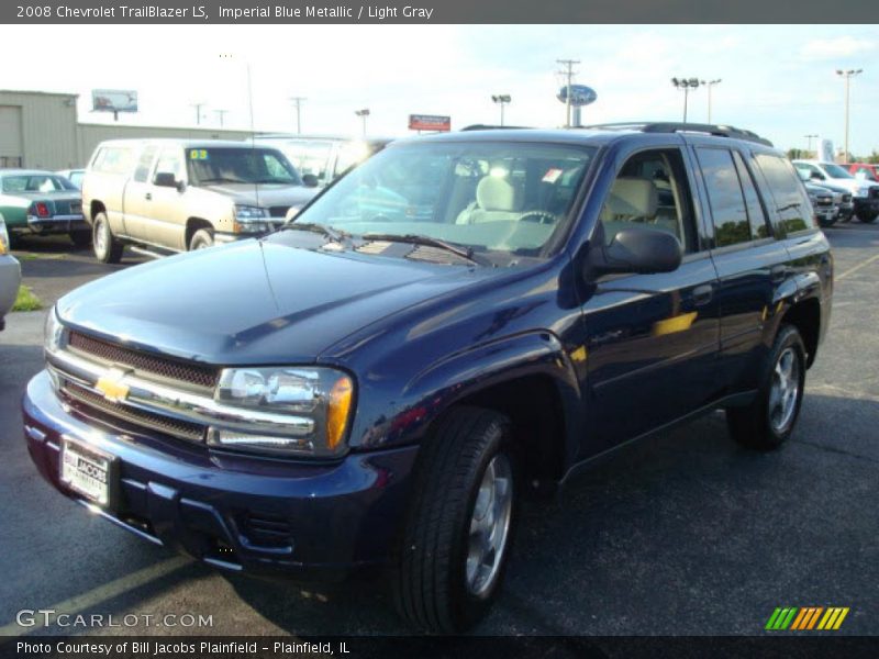 Imperial Blue Metallic / Light Gray 2008 Chevrolet TrailBlazer LS