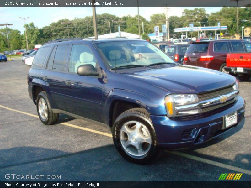 Imperial Blue Metallic / Light Gray 2008 Chevrolet TrailBlazer LS