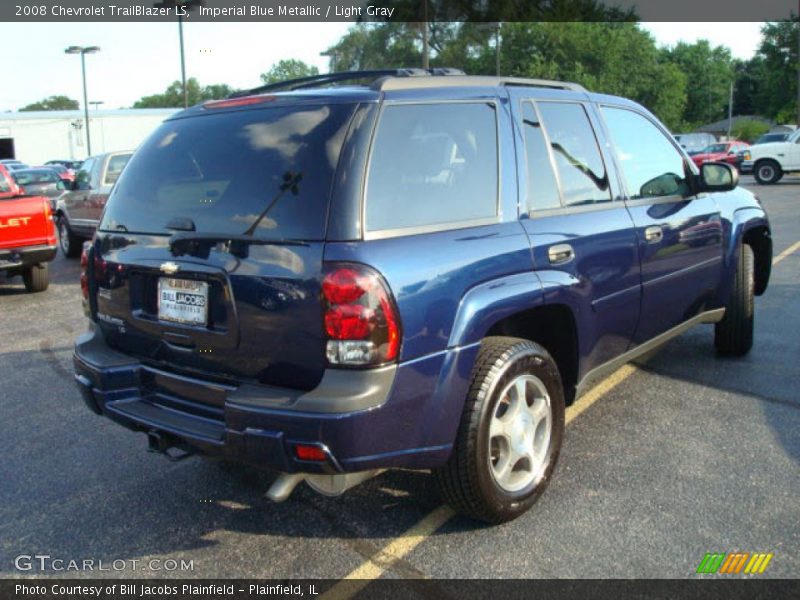 Imperial Blue Metallic / Light Gray 2008 Chevrolet TrailBlazer LS