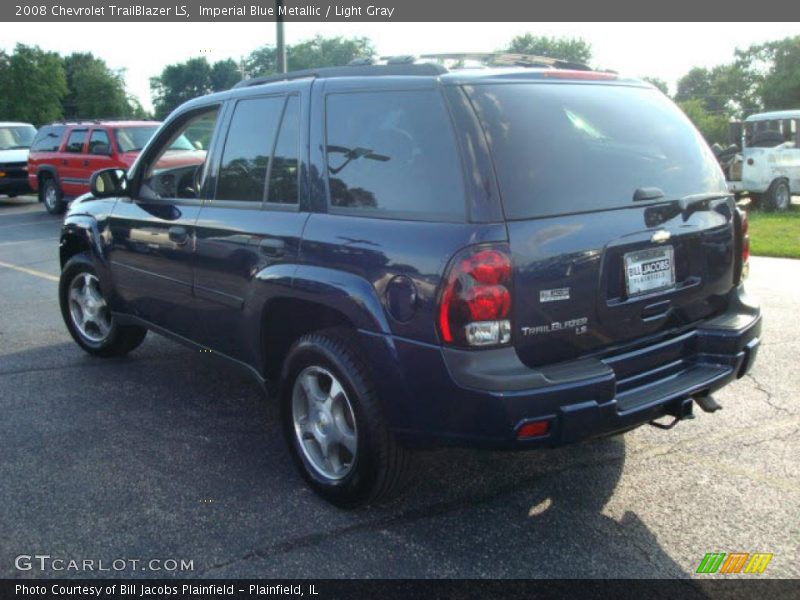 Imperial Blue Metallic / Light Gray 2008 Chevrolet TrailBlazer LS