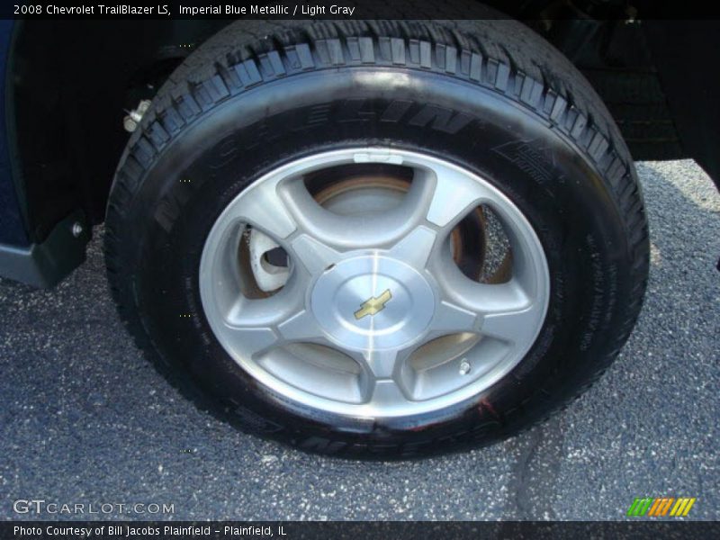 Imperial Blue Metallic / Light Gray 2008 Chevrolet TrailBlazer LS