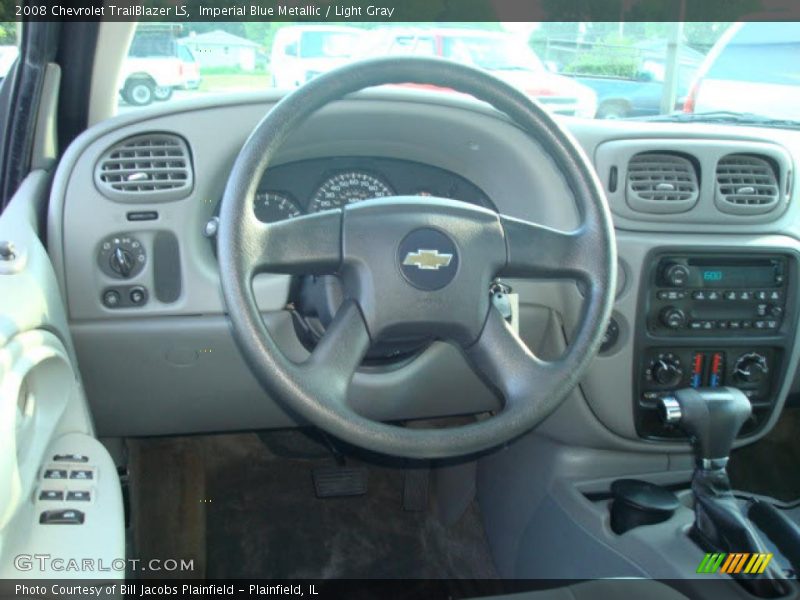 Imperial Blue Metallic / Light Gray 2008 Chevrolet TrailBlazer LS