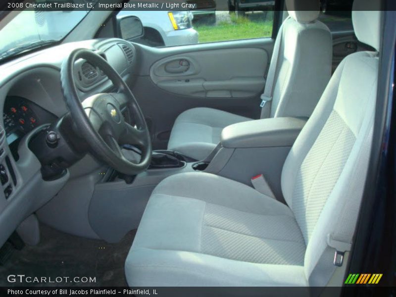 Imperial Blue Metallic / Light Gray 2008 Chevrolet TrailBlazer LS