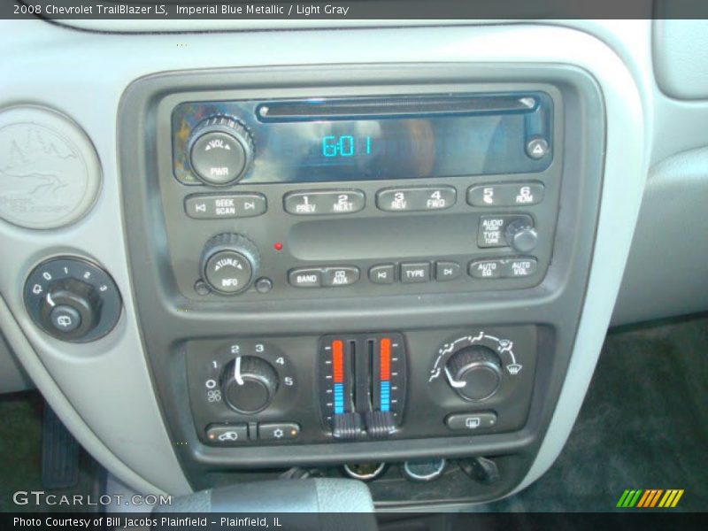 Imperial Blue Metallic / Light Gray 2008 Chevrolet TrailBlazer LS