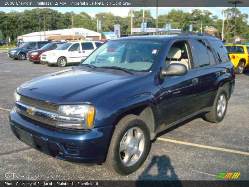 Imperial Blue Metallic / Light Gray 2008 Chevrolet TrailBlazer LS 4x4