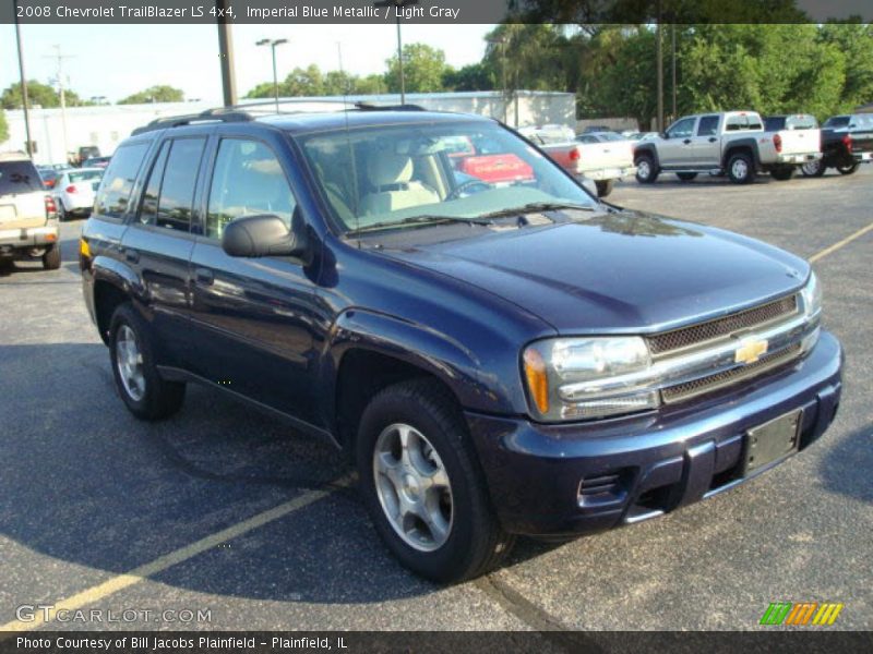 Imperial Blue Metallic / Light Gray 2008 Chevrolet TrailBlazer LS 4x4