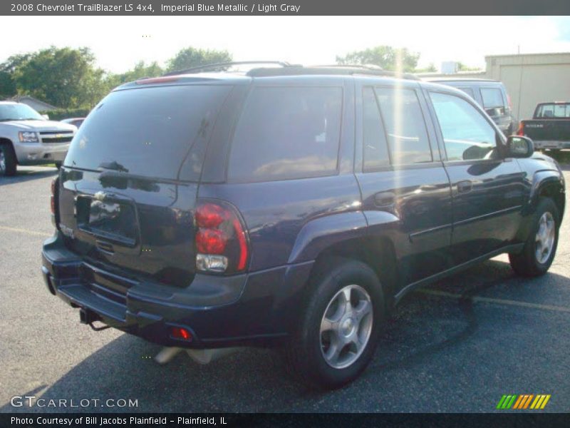 Imperial Blue Metallic / Light Gray 2008 Chevrolet TrailBlazer LS 4x4