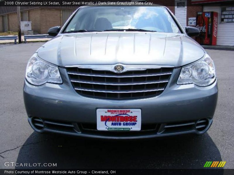 Silver Steel Metallic / Dark Slate Gray/Light Slate Gray 2008 Chrysler Sebring LX Sedan