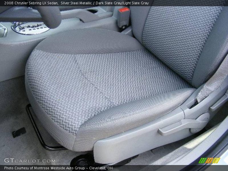 Silver Steel Metallic / Dark Slate Gray/Light Slate Gray 2008 Chrysler Sebring LX Sedan