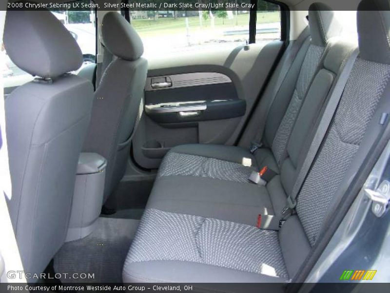 Silver Steel Metallic / Dark Slate Gray/Light Slate Gray 2008 Chrysler Sebring LX Sedan