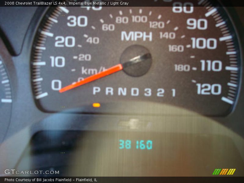 Imperial Blue Metallic / Light Gray 2008 Chevrolet TrailBlazer LS 4x4