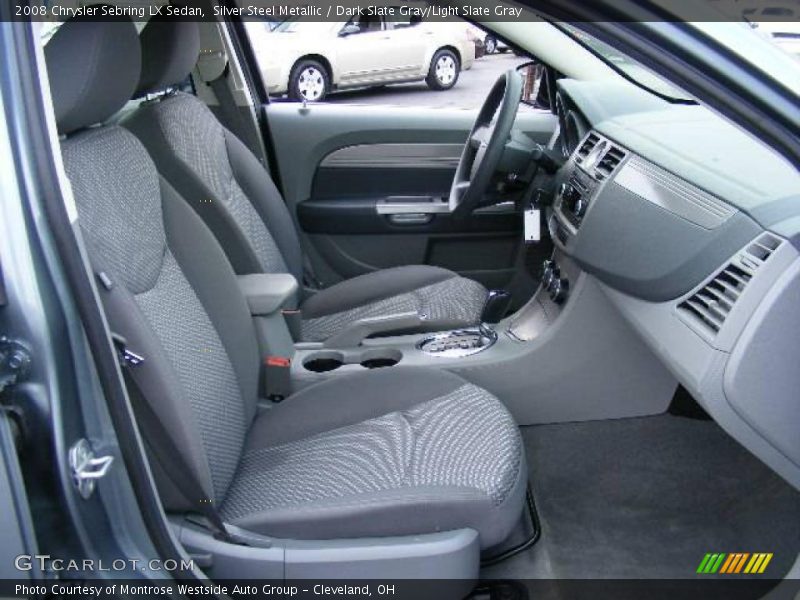 Silver Steel Metallic / Dark Slate Gray/Light Slate Gray 2008 Chrysler Sebring LX Sedan