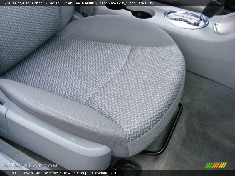 Silver Steel Metallic / Dark Slate Gray/Light Slate Gray 2008 Chrysler Sebring LX Sedan