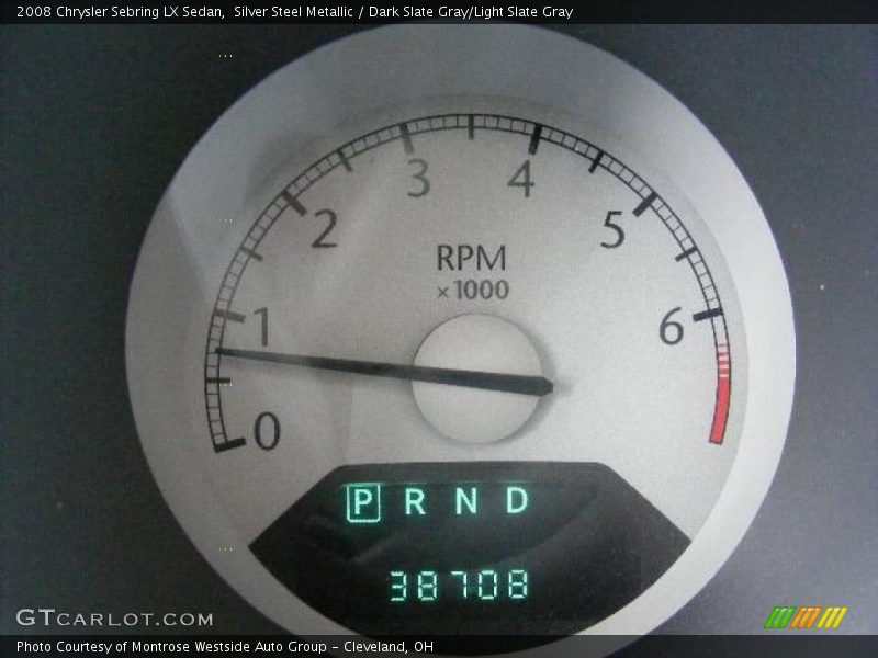 Silver Steel Metallic / Dark Slate Gray/Light Slate Gray 2008 Chrysler Sebring LX Sedan