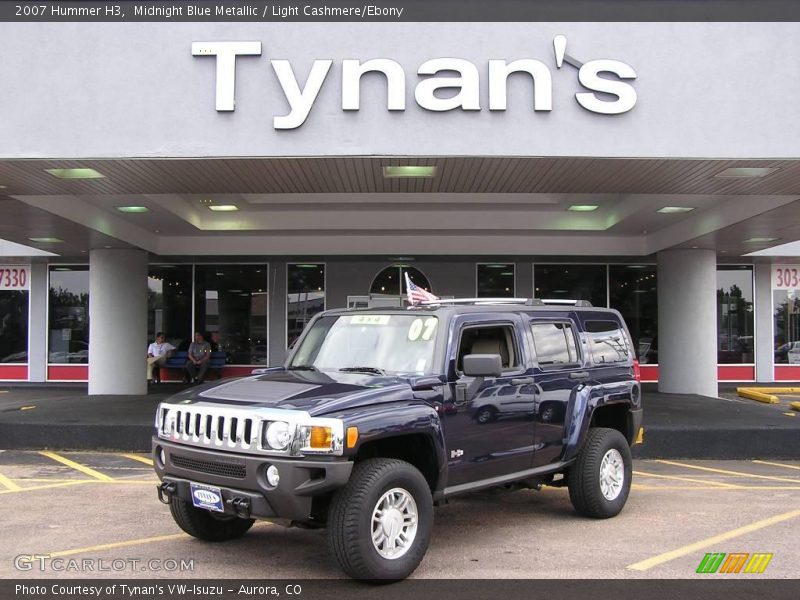 Midnight Blue Metallic / Light Cashmere/Ebony 2007 Hummer H3