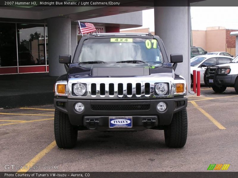 Midnight Blue Metallic / Light Cashmere/Ebony 2007 Hummer H3