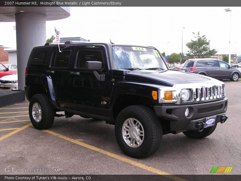 Midnight Blue Metallic / Light Cashmere/Ebony 2007 Hummer H3