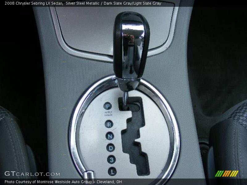 Silver Steel Metallic / Dark Slate Gray/Light Slate Gray 2008 Chrysler Sebring LX Sedan