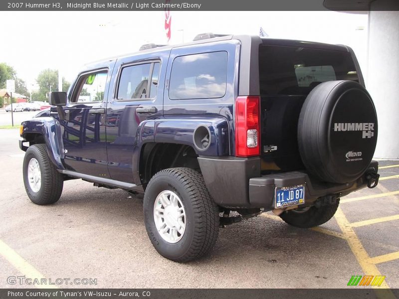 Midnight Blue Metallic / Light Cashmere/Ebony 2007 Hummer H3