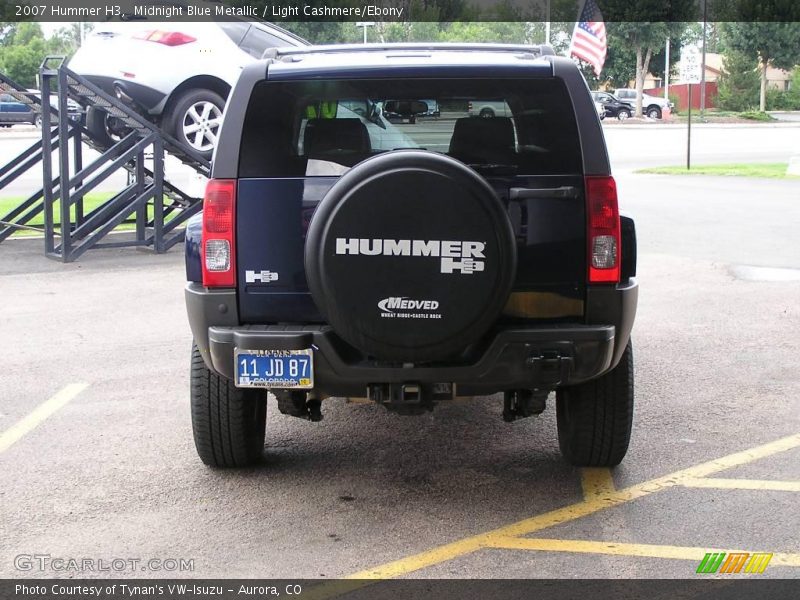 Midnight Blue Metallic / Light Cashmere/Ebony 2007 Hummer H3