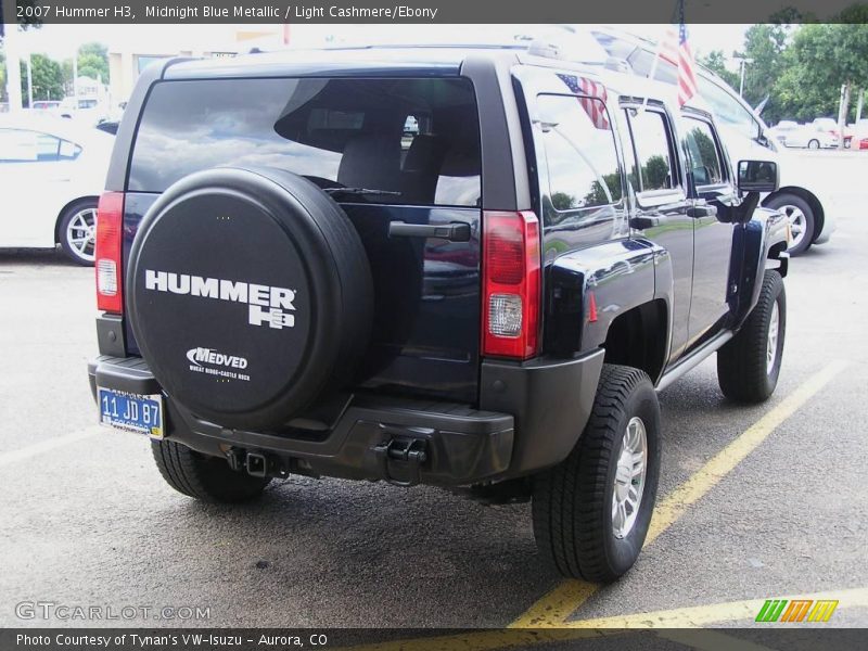 Midnight Blue Metallic / Light Cashmere/Ebony 2007 Hummer H3